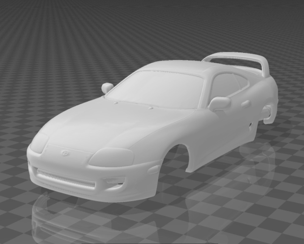 Toyota Supra RZ 94mm RC Kep Gövdesi görsel 4