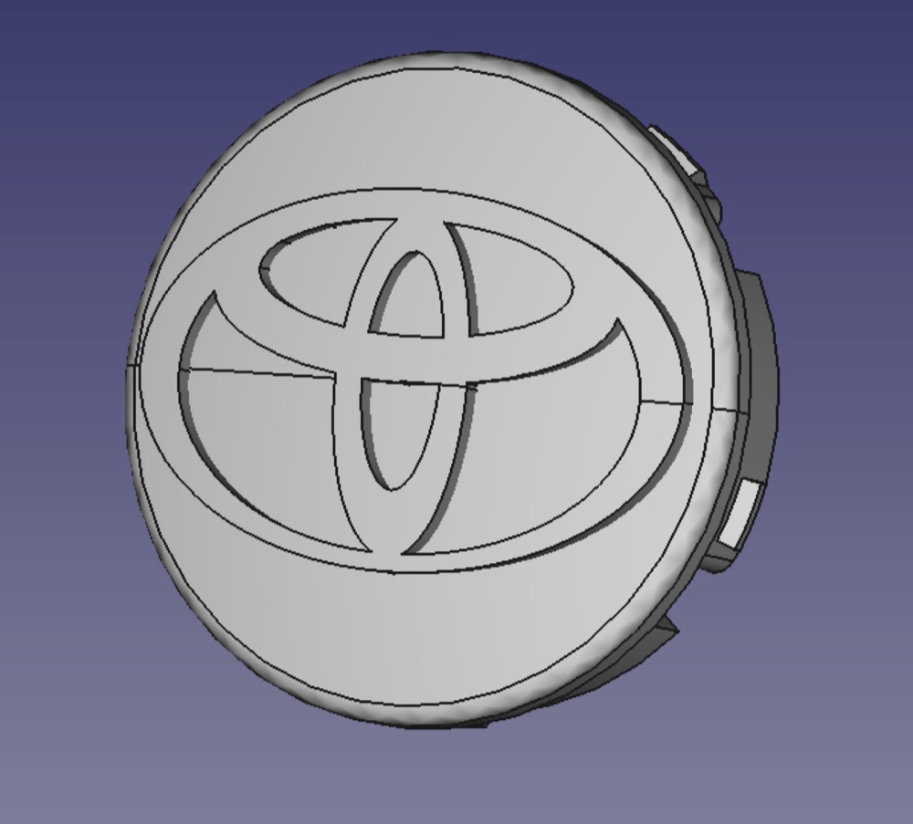 Toyota Uyumlu Jant Göbek Kapağı (55 mm)