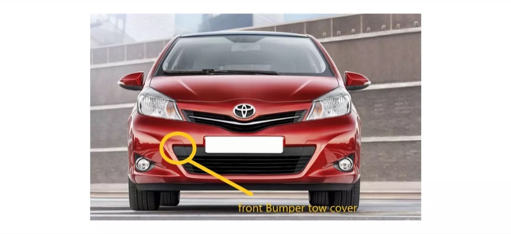 Toyota Yaris 2011-2014 Ön Tampon Çeki Demiri Kapağı