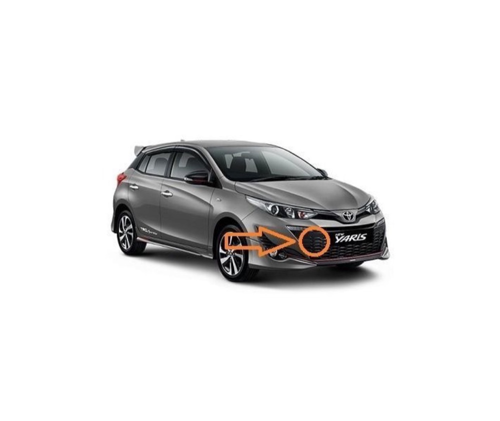 Toyota Yaris 2018 Ön Tampon Çeki Demiri Kapağı