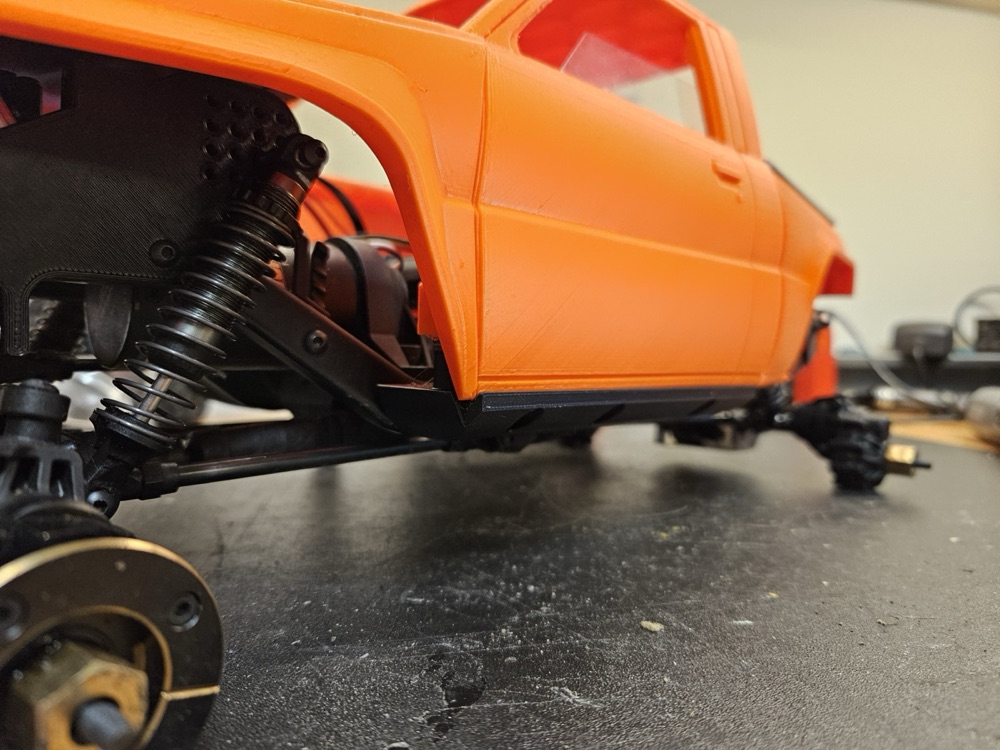 Traxxas TRX4 Toyota Uyumlu Yan Slider ve Kep Bağlantı Seti