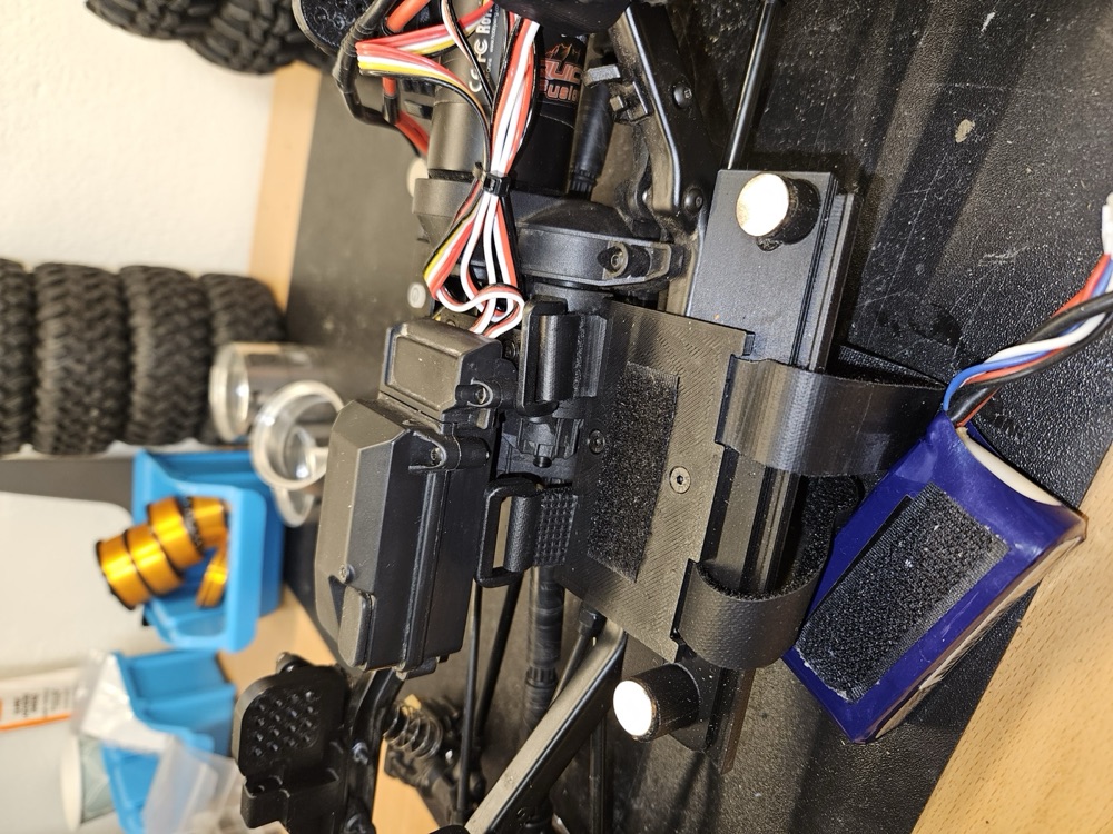 Traxxas TRX4 Toyota Uyumlu Yan Slider ve Kep Bağlantı Seti görsel 2