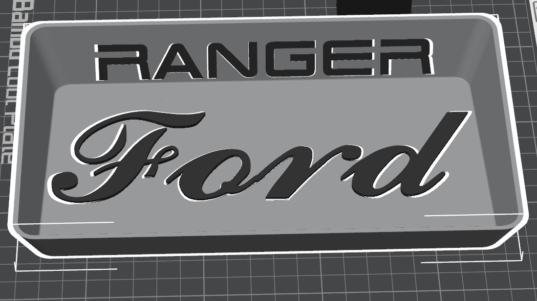 Ford Ranger (5. Nesil) Ön Konsol Üst Tepsi görsel 2