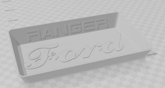 Ford Ranger (5. Nesil) Ön Konsol Üst Tepsi görsel 4