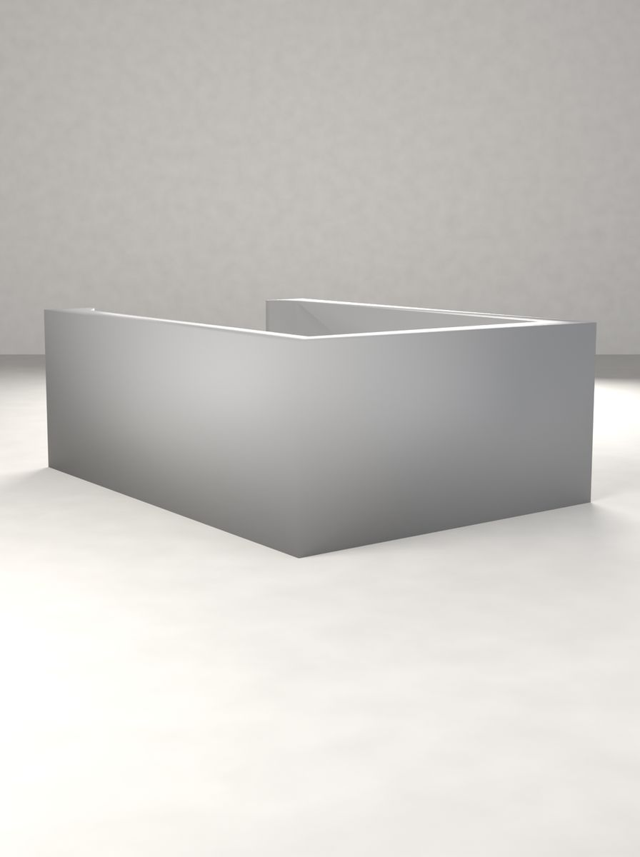 U Klips (22 mm İç Aralık, 14 mm Genişlik, 3 mm Kalınlık) görsel 2