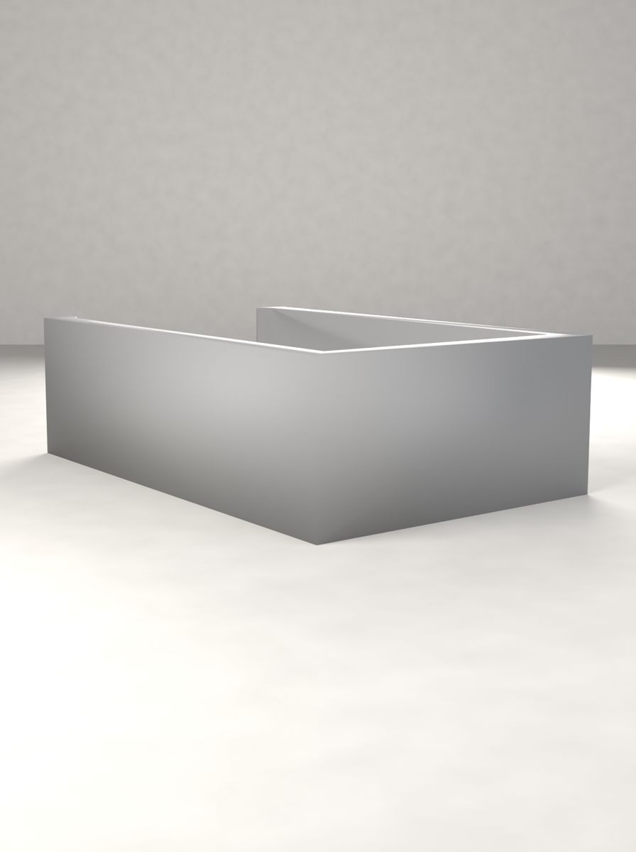 U Klips (28 mm İç Aralık, 16 mm Genişlik, 3 mm Kalınlık) görsel 2