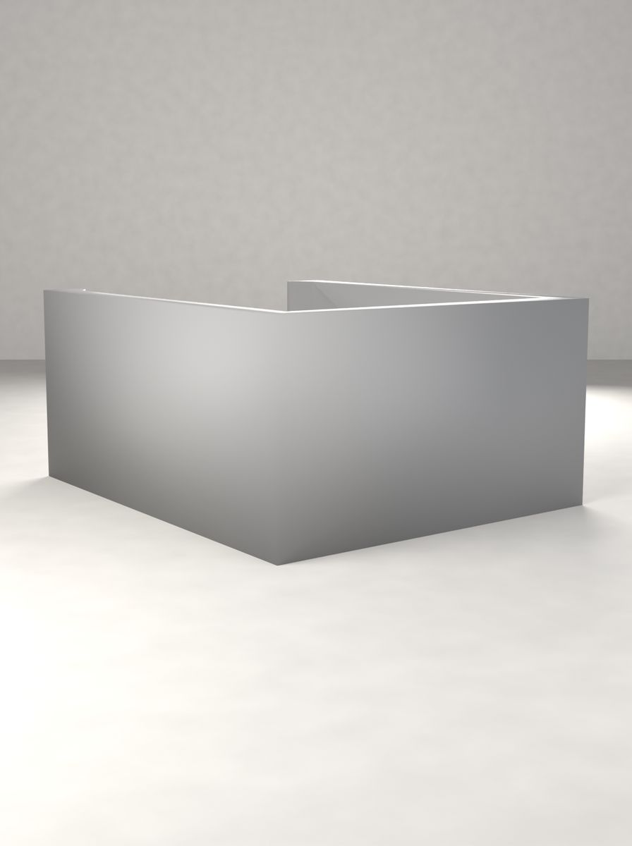 U Klips (30 mm İç Aralık, 20 mm Genişlik, 3 mm Kalınlık) görsel 2