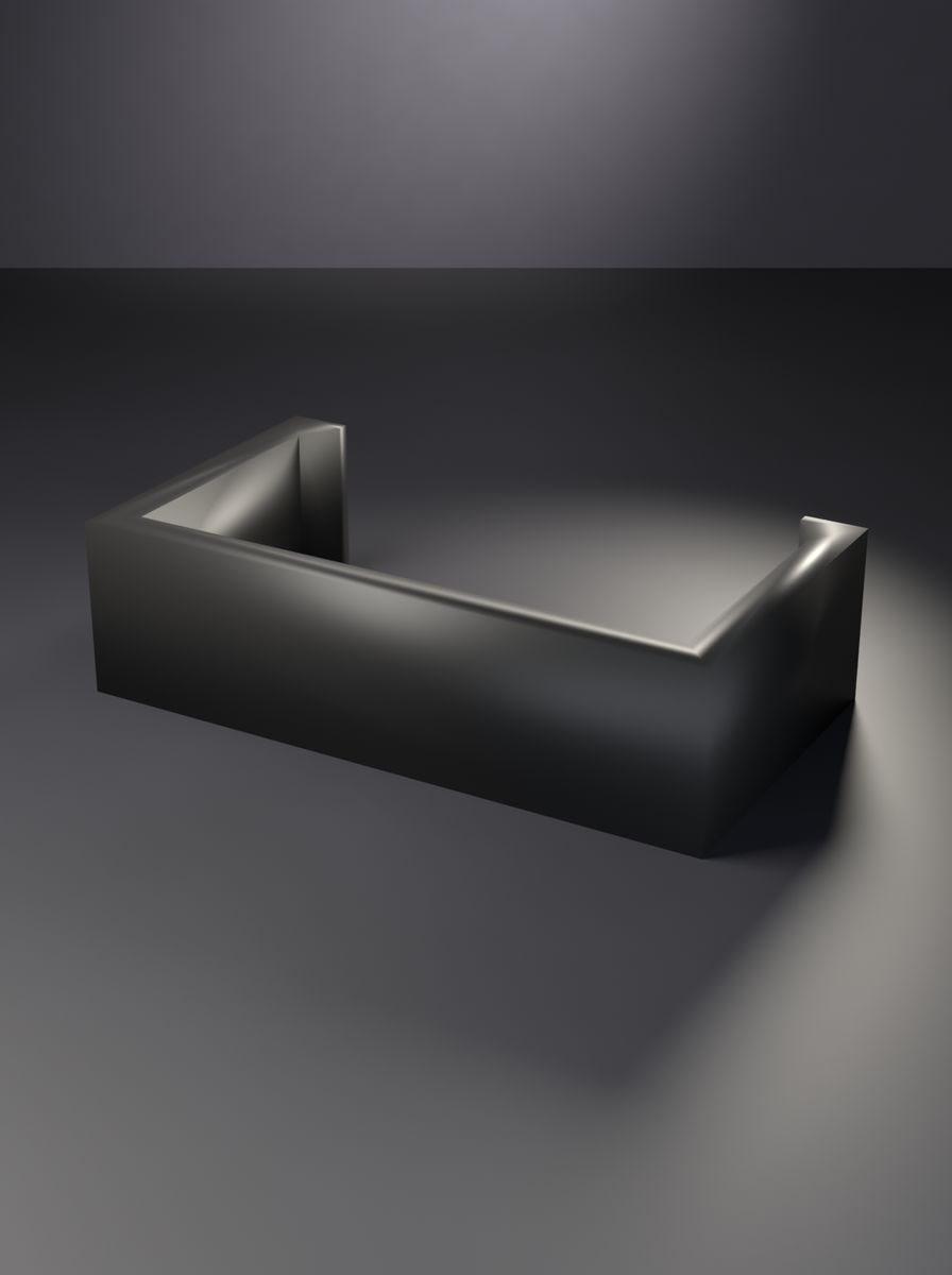 U Klips (45 mm İç Aralık, 14 mm Genişlik, 3 mm Kalınlık)