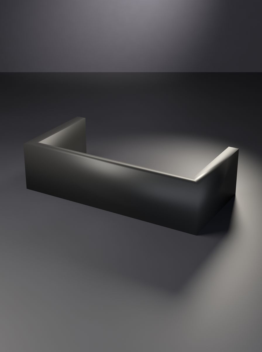 U Klips (48 mm İç Aralık, 14 mm Genişlik, 3 mm Kalınlık)