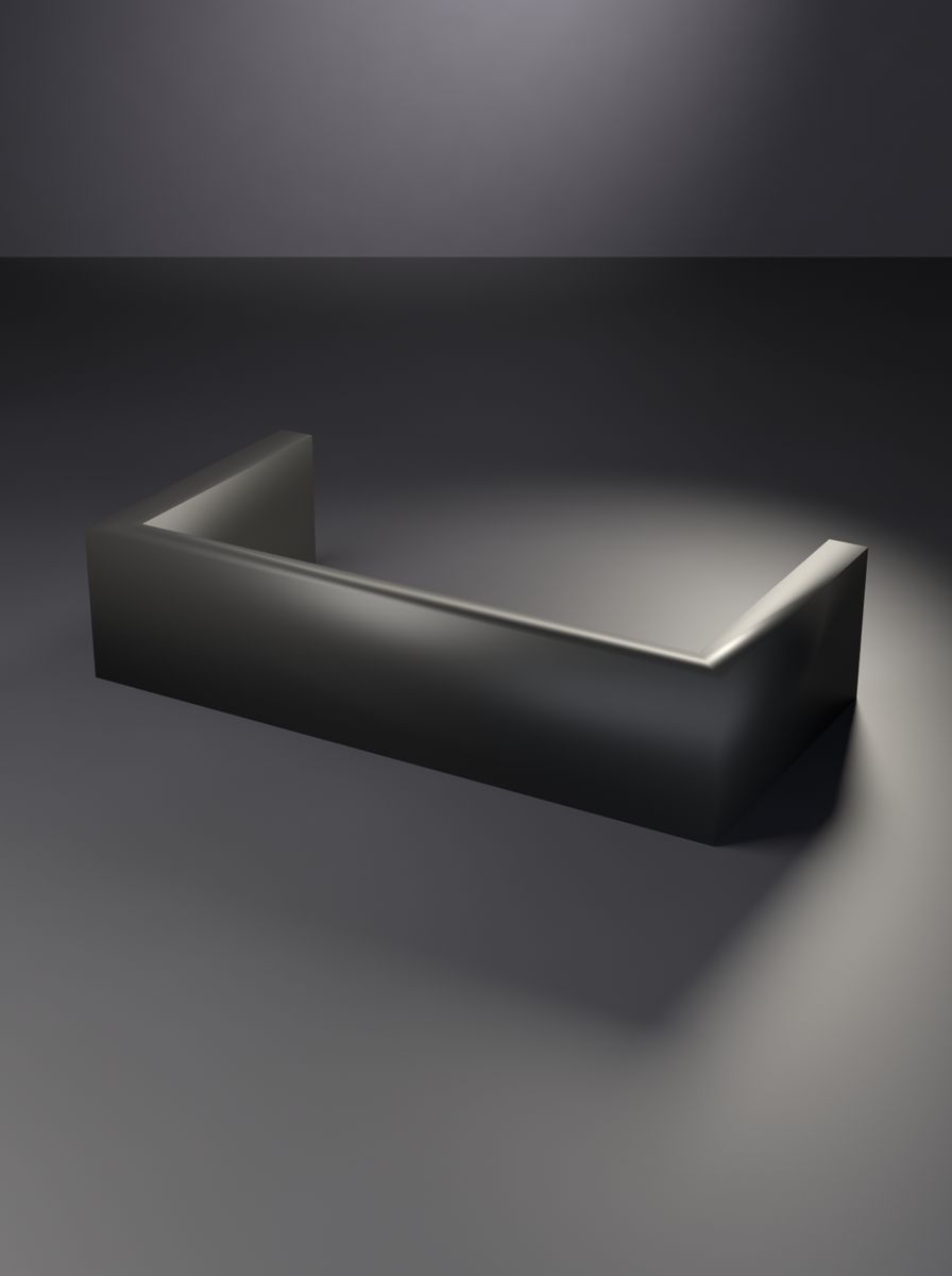 U Klips (60 mm İç Aralık, 16 mm Genişlik, 4 mm Kalınlık)
