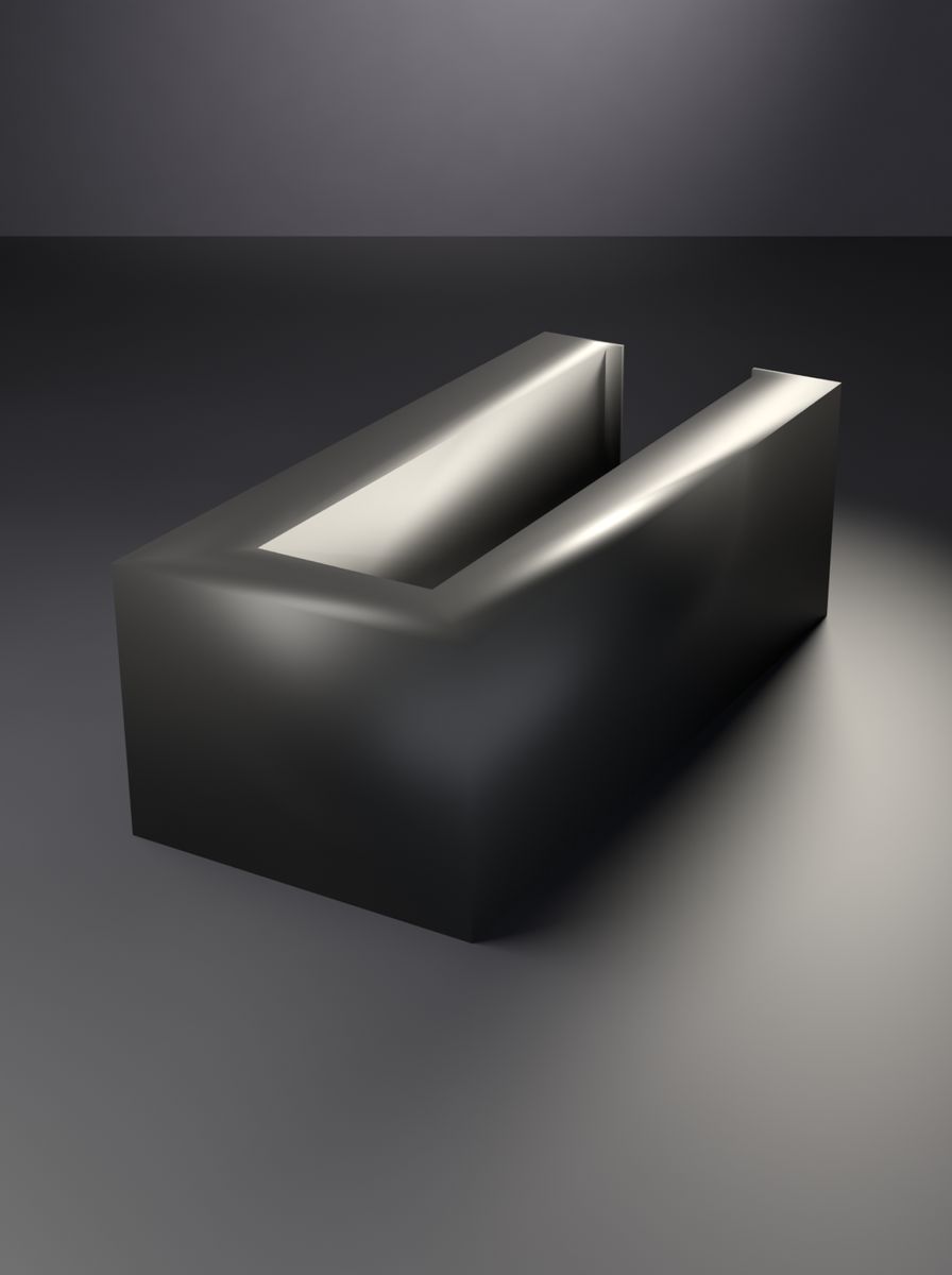 U Klips (8 mm İç Aralık, 12 mm Genişlik, 4 mm Kalınlık)