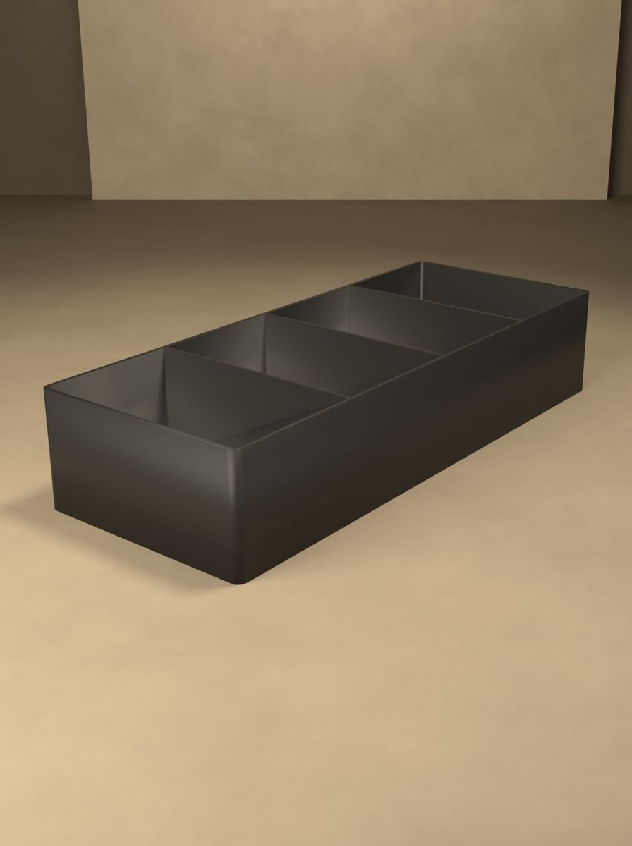 Uzun Bölmeli Organizer Kutu (200 × 80 × 40 mm, 4 × 1 Gözlü) görsel 4