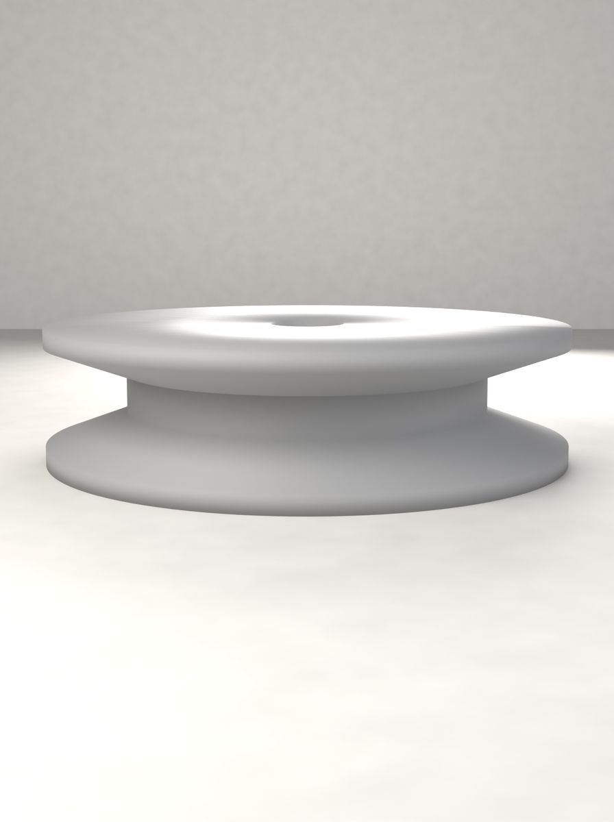 V Kasnak (70 mm Çap, 13 mm Kanal Genişliği, 10 mm Mil Deliği) görsel 2