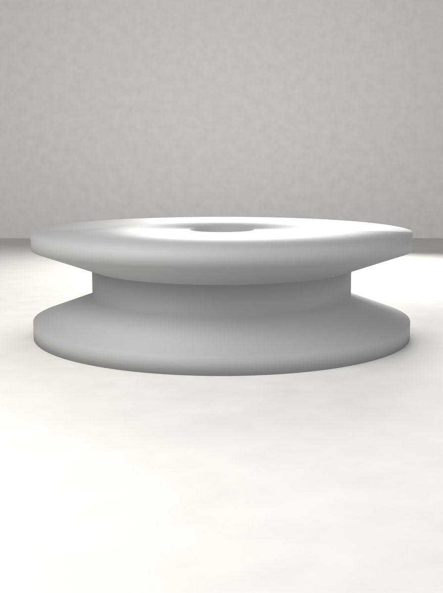 V Kasnak (80 mm Çap, 15 mm Kanal Genişliği, 14 mm Mil Deliği) görsel 2