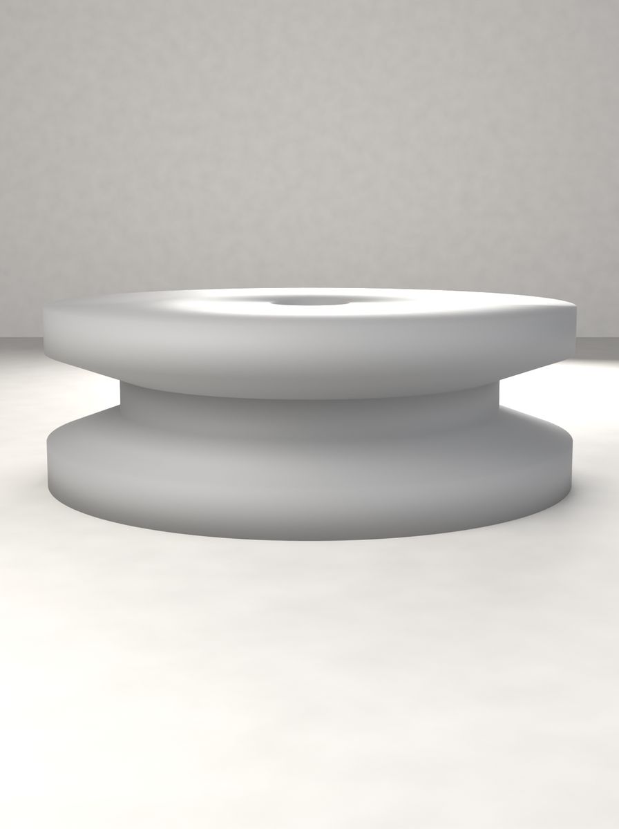 V Kasnak (90 mm Çap, 15 mm Kanal Genişliği, 14 mm Mil Deliği) görsel 2