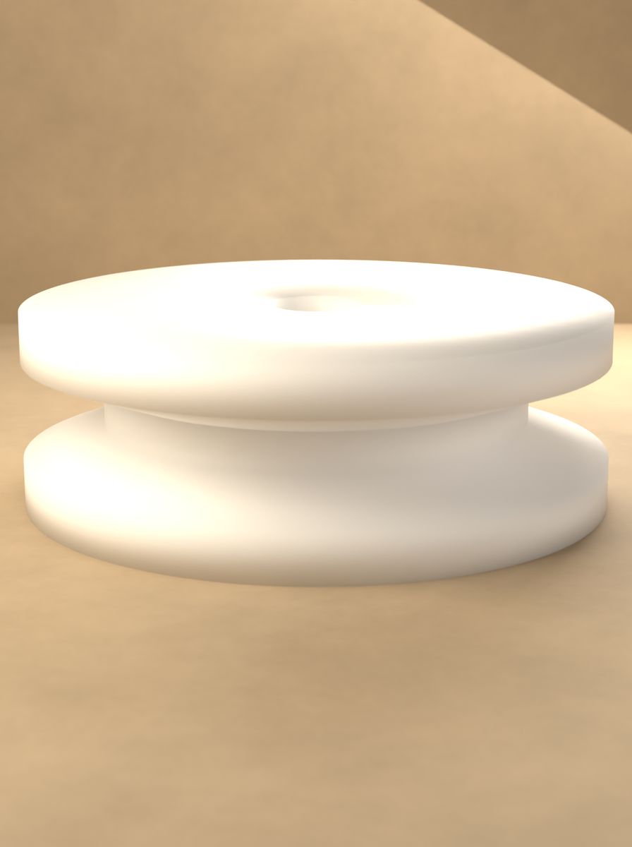 V Kasnak (90 mm Çap, 15 mm Kanal Genişliği, 14 mm Mil Deliği) görsel 3