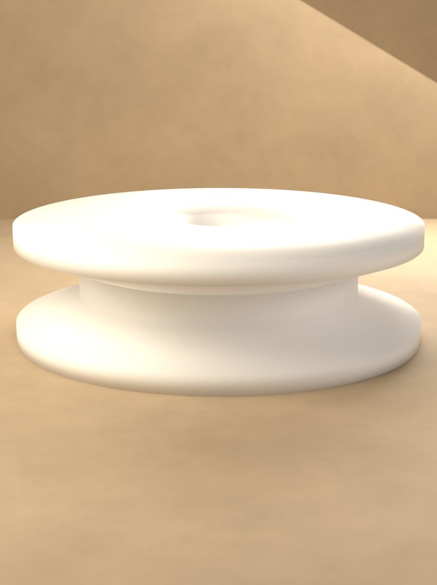 V Kasnak (90 mm Çap, 17 mm Kanal Genişliği, 16 mm Mil Deliği) görsel 3