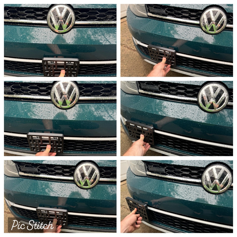 Volkswagen Golf Alltrack Ön Plaka Braketi görsel 3