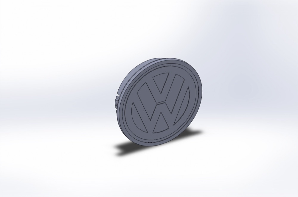 Volkswagen Jant Göbek Kapağı (53 mm) görsel 2