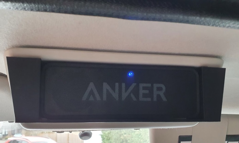 Volkswagen T5 Dashboard Anker SoundCore Hoparlör Braketi görsel 2