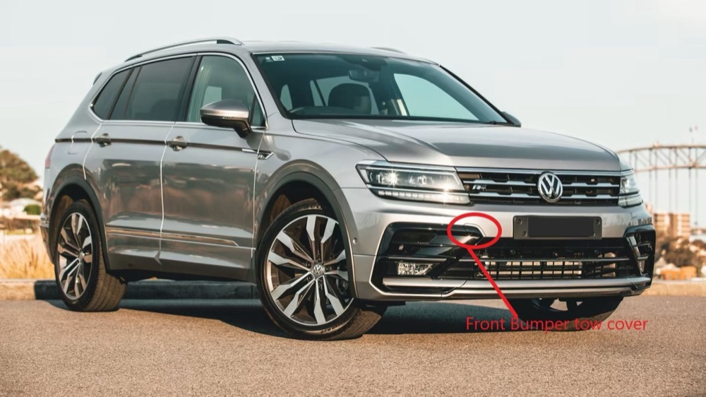 Volkswagen Tiguan 2020 Ön Tampon Çeki Demiri Kapağı
