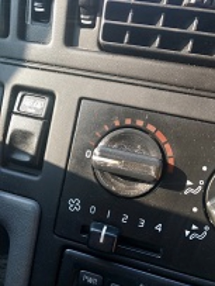 Volvo 850 Klima ve Kalorifer Kontrol Düğmesi