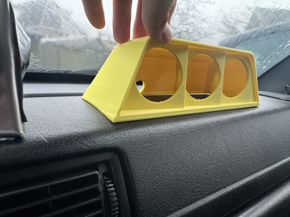 Volvo 940 Göğüs Üstü Üçlü Gösterge Paneli (Gauge Pod) görsel 3