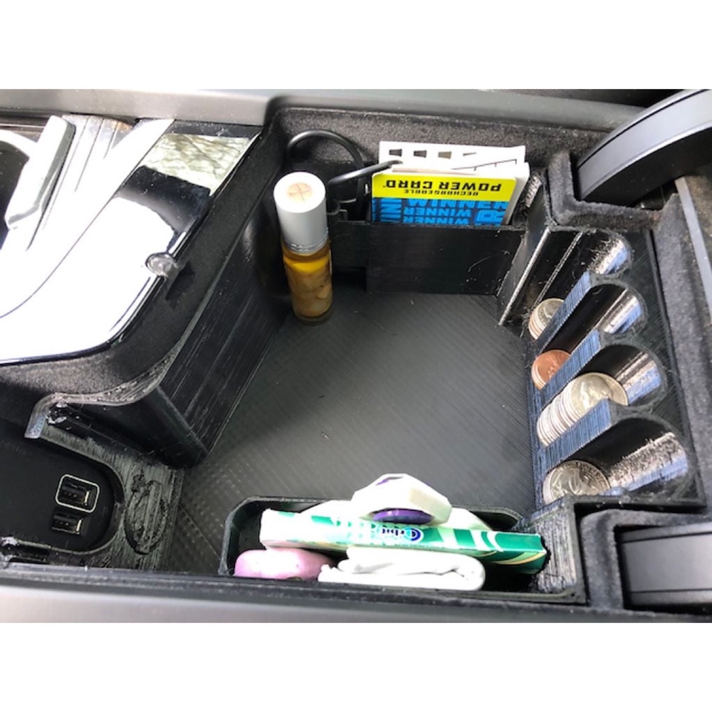 Volvo T8 Konsol İçi Düzenleyici Organizer görsel 2
