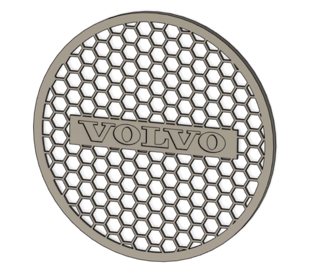 Volvo Uyumlu Hoparlör Kapağı görsel 3