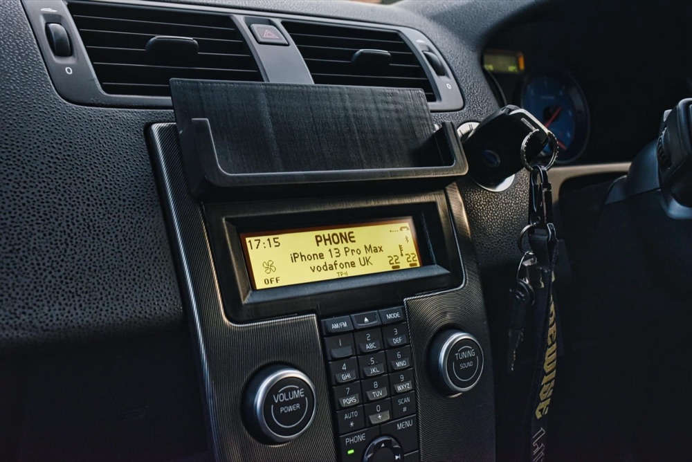 Volvo V50 S40 C30 C70 Uyumlu Telefon Tutucu görsel 3