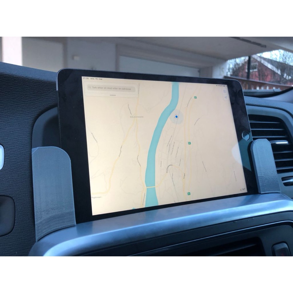 Volvo V60 İçin iPad Mini Ön Konsol Tutucu görsel 2