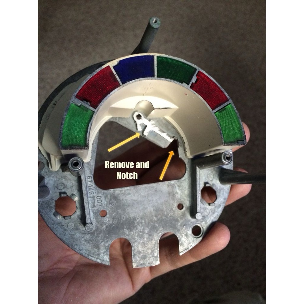 Volkswagen Analog Devir Saati (Tachometer) Gösterge Yuvası görsel 4