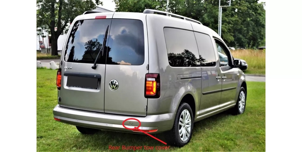 VW Caddy 2015 Arka Tampon Çeki Demiri Kapağı
