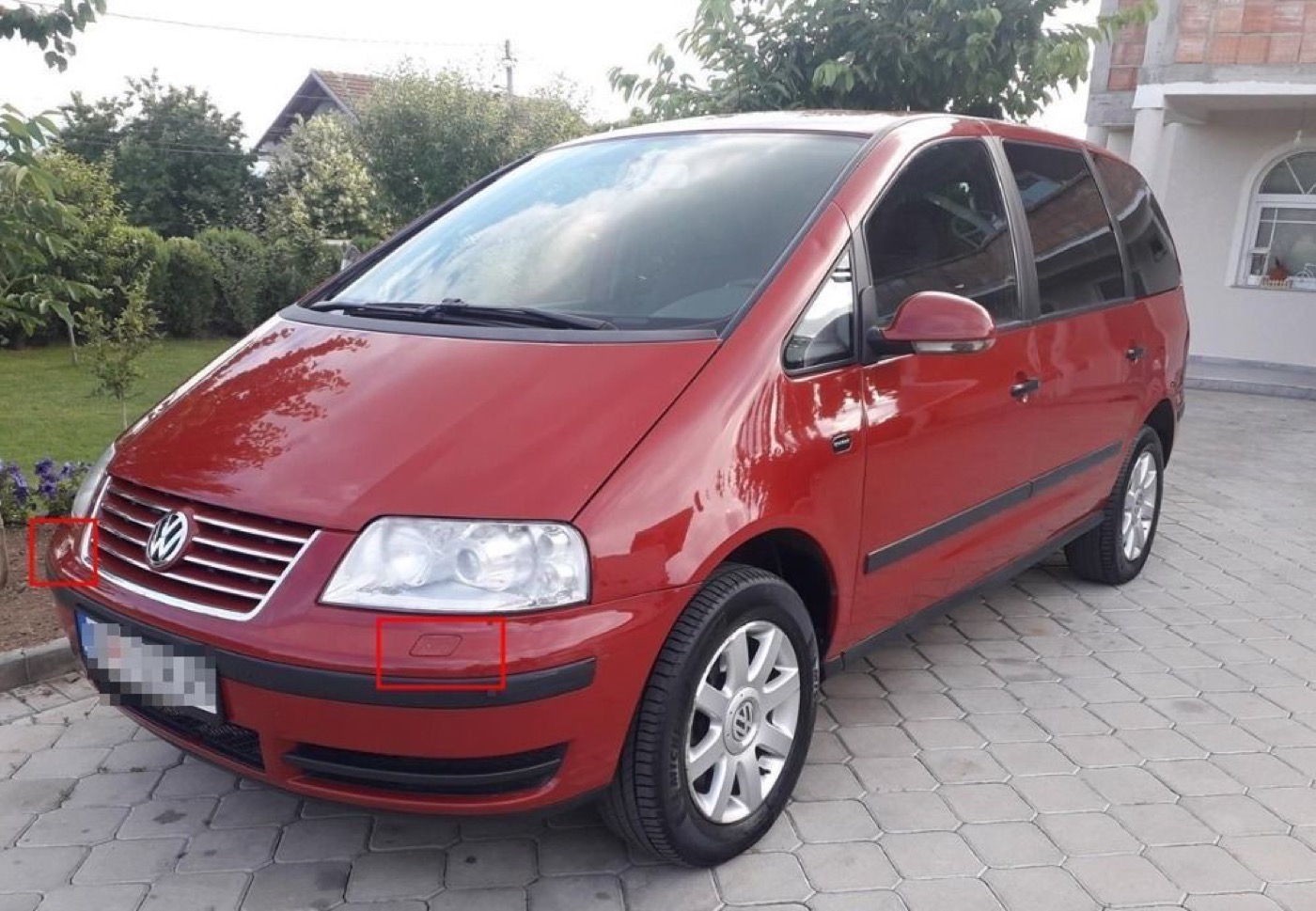 Volkswagen Sharan Far Yıkama Kapağı (7N0807937 / 7N0807938) görsel 2