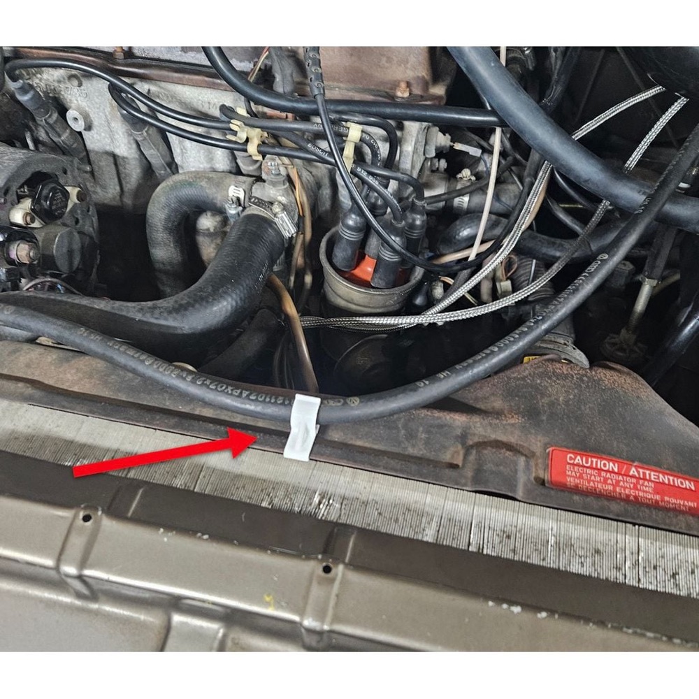 Volkswagen MK1 / MK2 Antifriz Taşma Deposu Klipsi görsel 2
