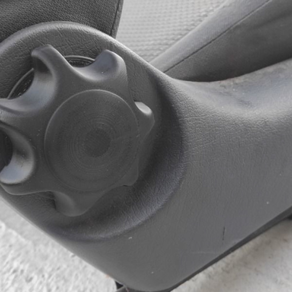 VW Sharan / Seat Alhambra / Golf 2 Koltuk Sırtlık Ayar Düğmesi 7M0881671B görsel 3