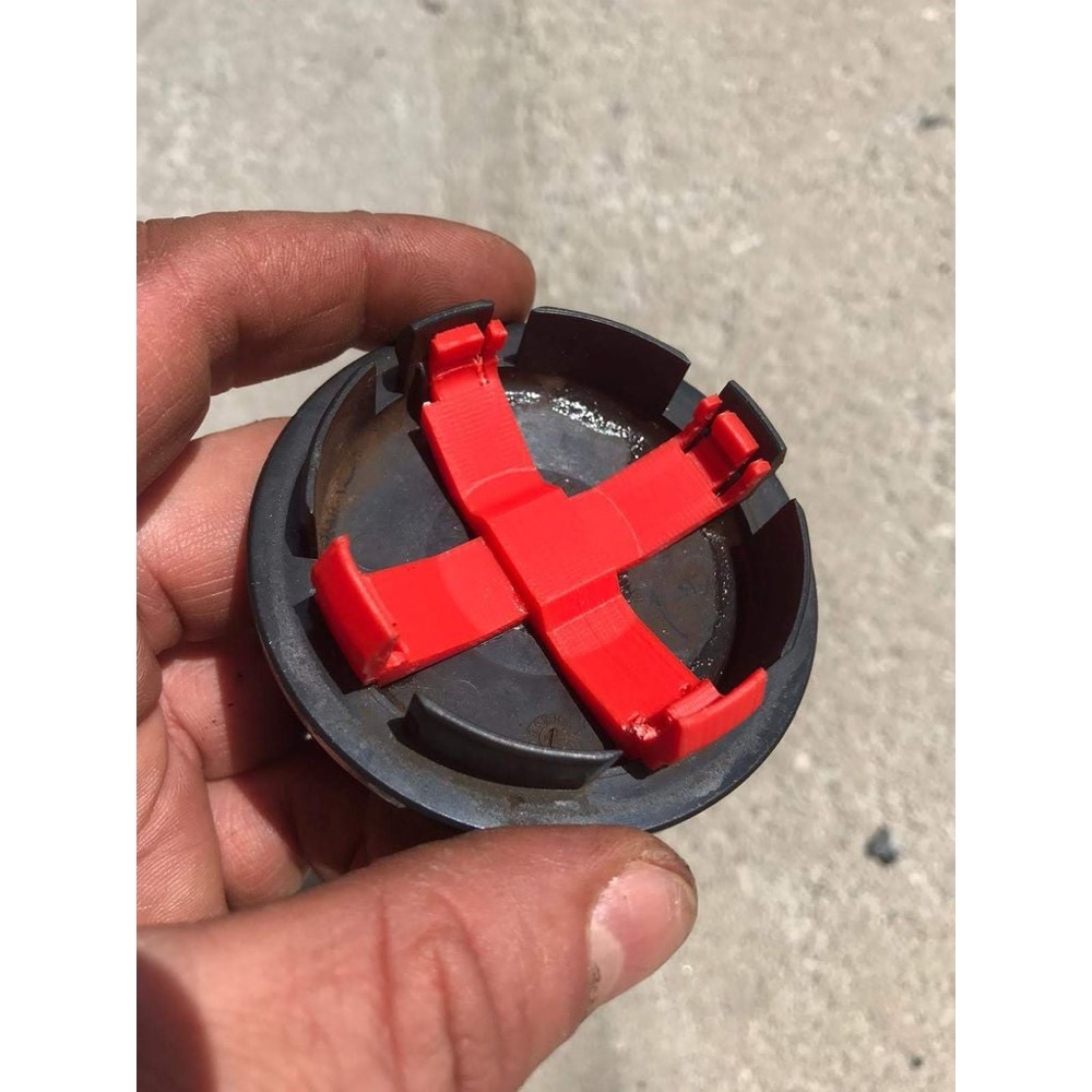 Volkswagen Transporter T4 Jant Göbek Kapağı Tamir Seti (Ø70 mm) görsel 2