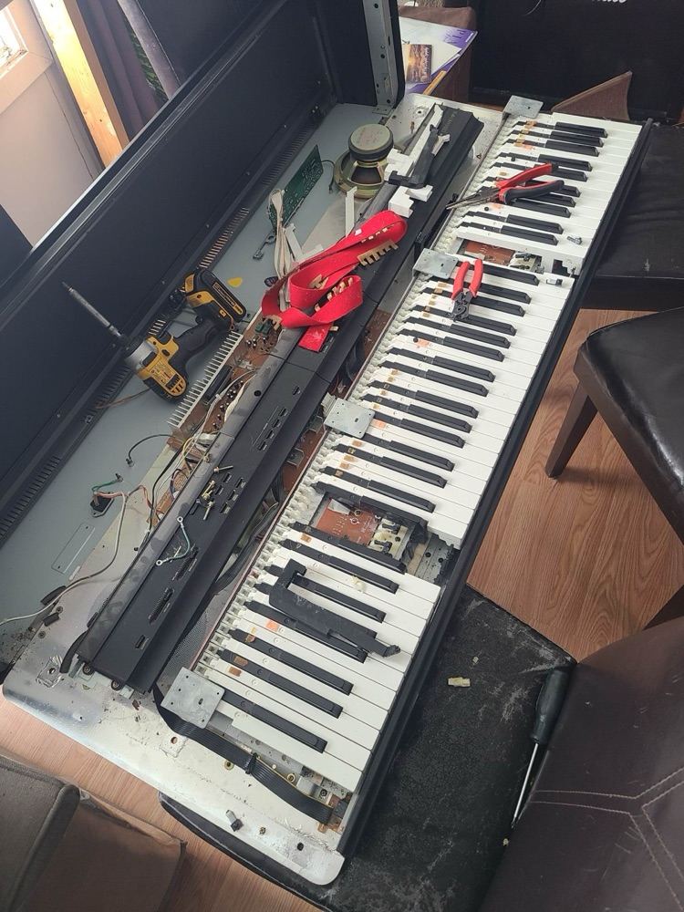 Yamaha Clavinova çekiç tamir parçası görsel 3