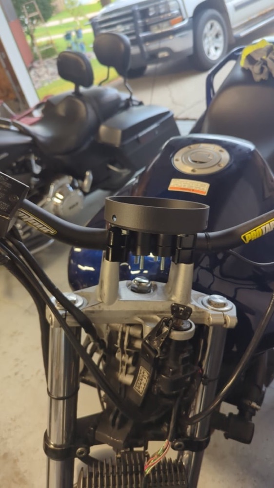 Yamaha FZ6 hız göstergesi / devir saati montaj aparatı görsel 3