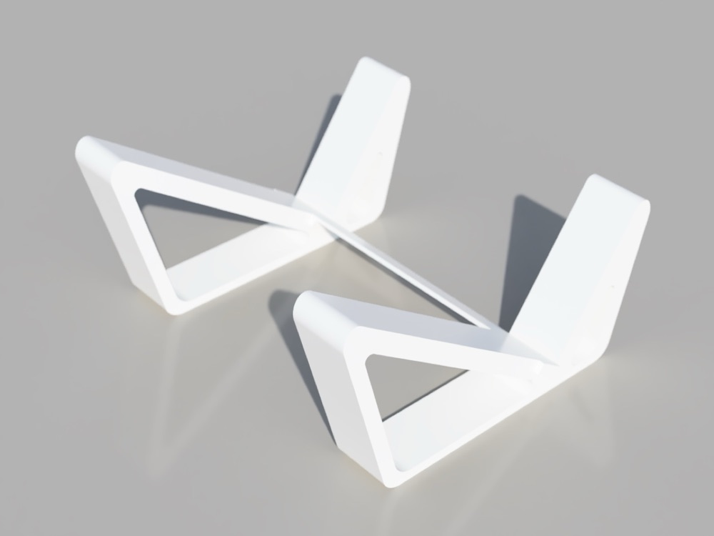 Yamaha HS7 eğimli hoparlör standı görsel 3
