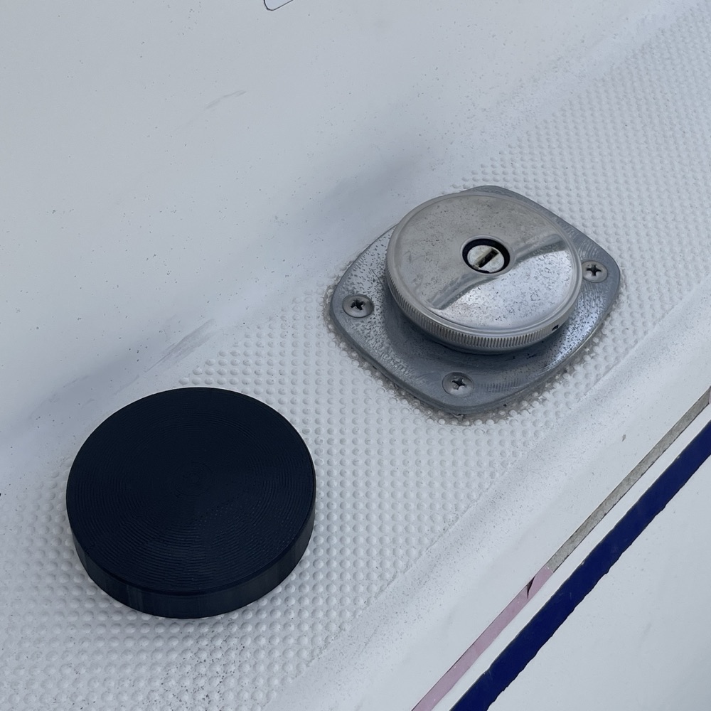 Yamaha tekne yakıt deposu kapağı koruyucu kapak görsel 2