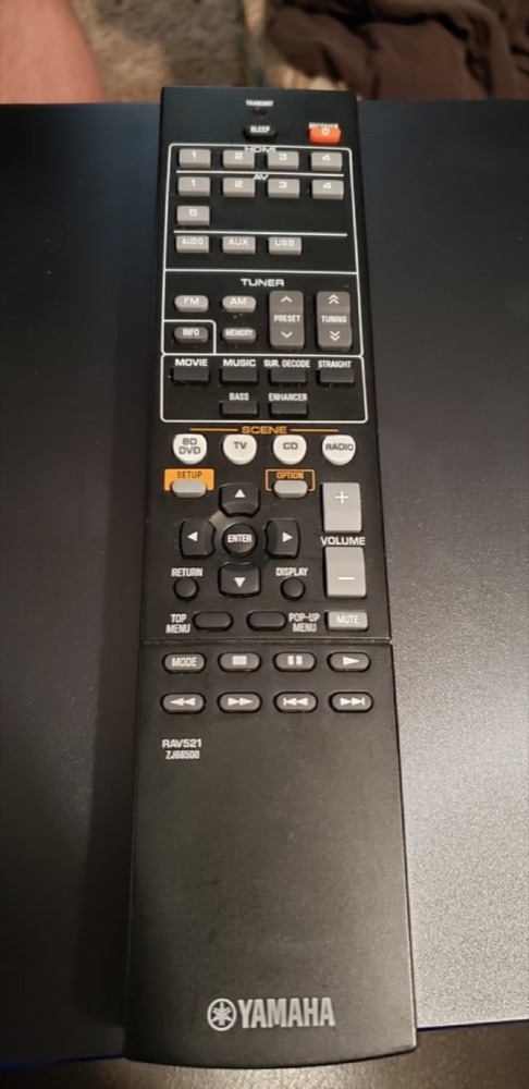 Yamaha uzaktan kumanda pil kapağı görsel 2