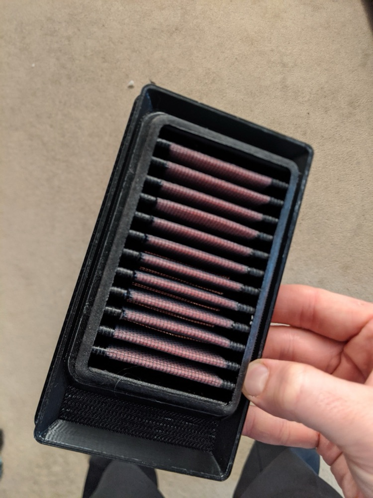 Yamaha XJ650 Turbo Seca hava filtresi adaptörü görsel 4
