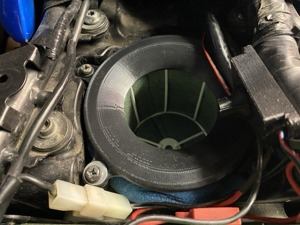 Yamaha XT 660Z Tenere için Custom DNA Stage 2 filtre kapağı