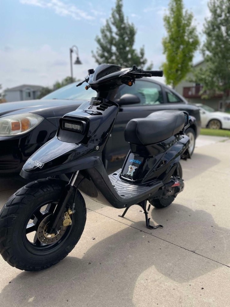 Yamaha Zuma far dönüşüm braketi görsel 2
