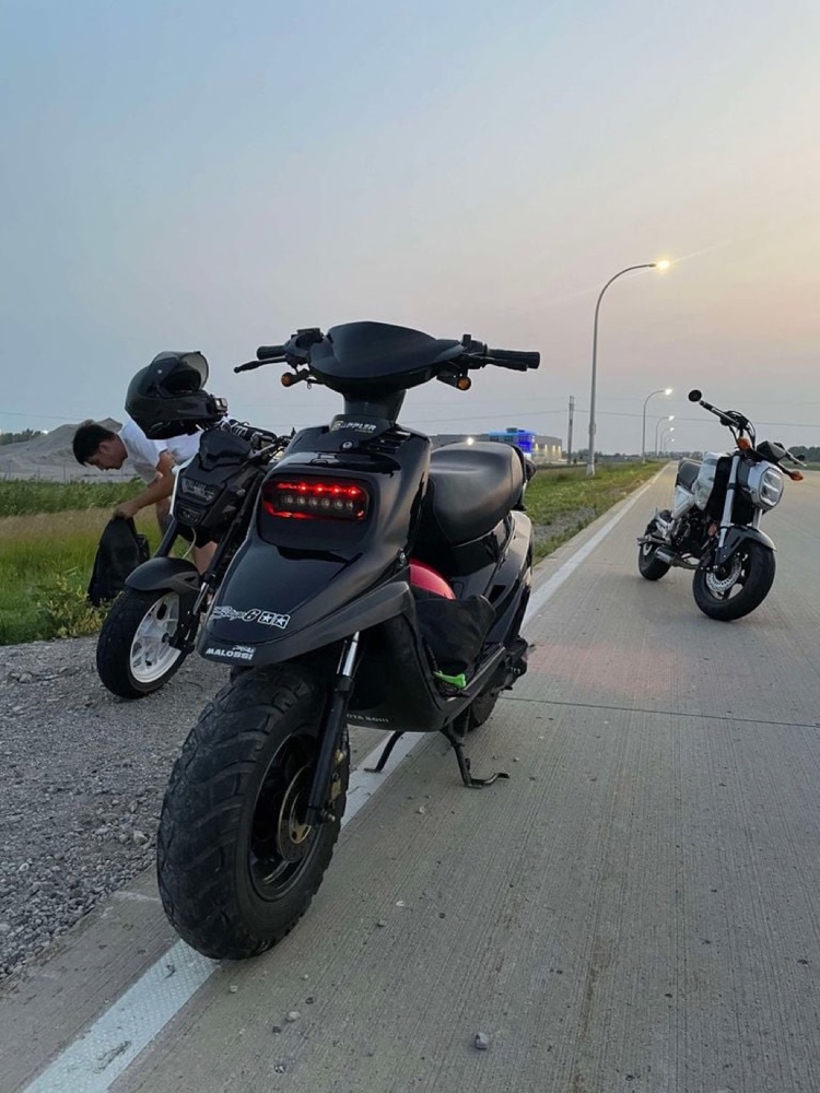 Yamaha Zuma far dönüşüm braketi görsel 4